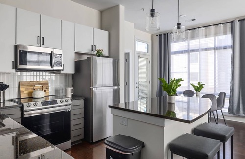 First Ward Apartment | Spacious 2BD With Private Balcony and Free Parking 2