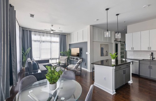 First Ward Apartment | Spacious 2BD With Private Balcony and Free Parking 2