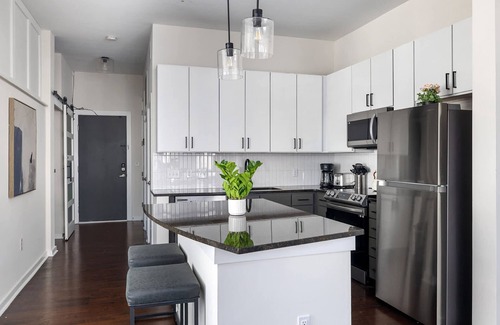 First Ward Apartment | Spacious 2BD With Private Balcony and Free Parking 2