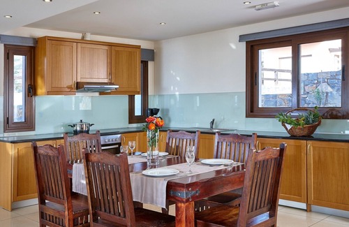 Milatos Beach Villa | Spacious 3-Bedroom Pool Villa with sea and mountain views 47km from Heraklion(G)