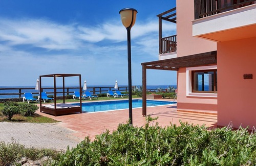 Milatos Beach Villa | Spacious 3-Bedroom Pool Villa with sea and mountain views 47km from Heraklion(G)