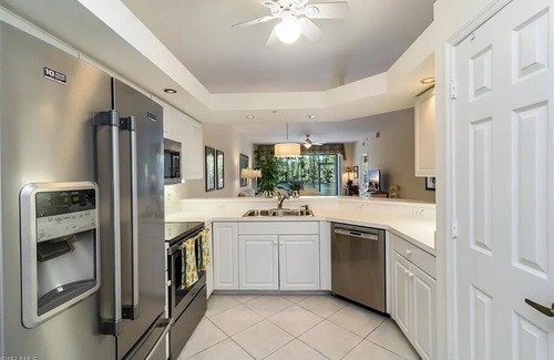 Imperial Golf Estates Condo | Spacious 3-bedroom first floor coach home with attached garage in North Naples