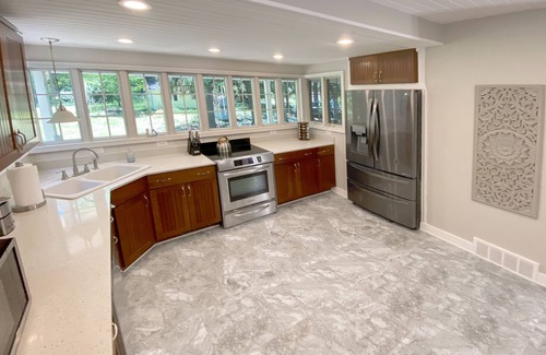 Shorewood-Tower Hills-Harbert House | Spacious 3-story home near Warren Dunes great for families. Pet Friendly!