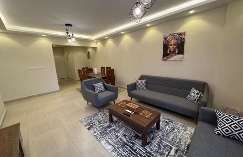 Sheikh Zayed City Apartment | Spacious 3BR Apt, 2 Baths, Gated Community - 803