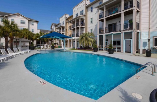 Goose Creek Condo | Spacious 3BR in Pet Friendly Walkable Resort w/Pool