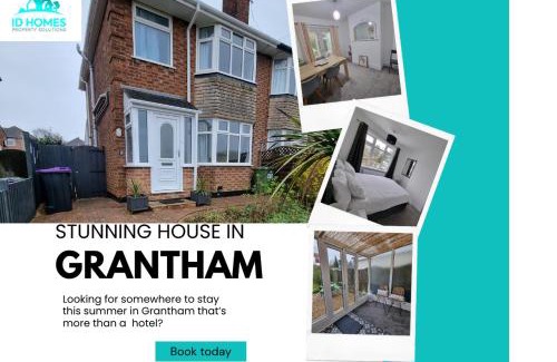 Grantham House | Spacious 3BR, Work Travel Base, Family-Friendly