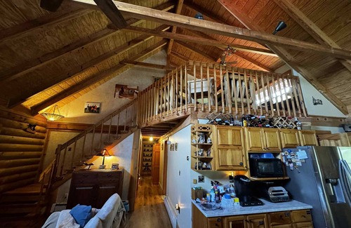 Crellin Cabin | Spacious 6BR Log Cabin Retreat - Pool, Hot Tub, Stunning Mountain&Foilage Views