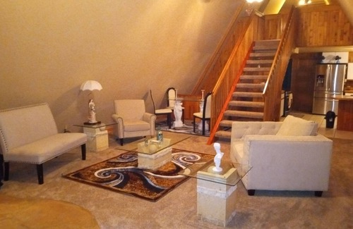 Greeley House | Spacious A frame house, 4 bedrooms, 3 bathrooms. Mountain style home. W/lake