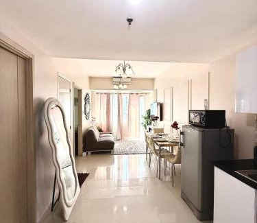 Santo Cristo Apartment | Spacious and Aesthetic 2 Bedroom with City-View Balcony at Grass Residences QC