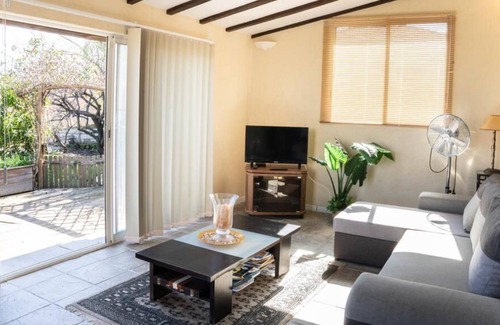 Furiani Apartment | Spacious apartment with pool, beautiful terrace, garden access and sea views