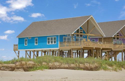 Port Bolivar House | Spacious Beachfront 5BR with Gorgeous Ocean views - Blue Footed