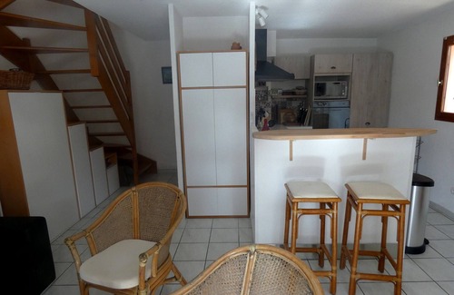 Gruissan Cabin | Spacious bungalow, T3, roof terrace, swimming pool, Wifi, lagoon, near beach