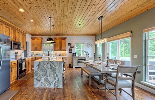Cullowhee Cabin | Spacious Cabin, Hot tub, View, Games, Bunk