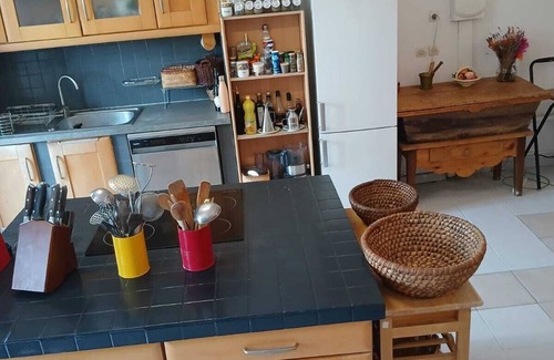 Serignan Apartment | Spacious duplex apartment ideally located large terrace village center