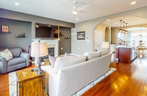 Frederick House | Spacious four-level home - office - dog-friendly