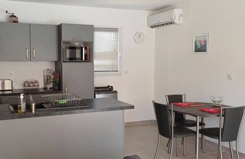 Villelongue-dels-Monts House | Spacious gîte in the garden of a villa with swimming pool rated 4 stars