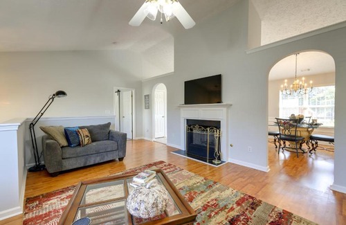 Riverdale House | Spacious Georgia Home with Deck, Grills and Fireplace!