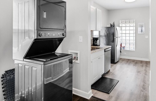 Noble Square Condo | Spacious Hideaway minutes from Downtown w/Parking