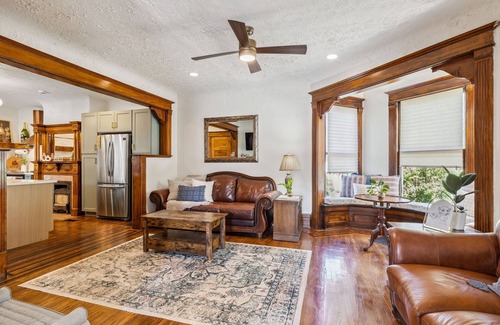 Hough House | Spacious Home Chef's Kitchen, BBQ Grill, 5 Min Cle Clinic, Hot Tub, ADA, King