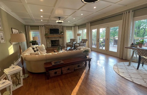 Hickory House | Spacious Home on Lake Hickory with Dock