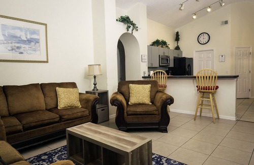 Eagle Pointe South Villa | Spacious Home w/Private Covered Pool & Game Room - Short Drive to Disney World