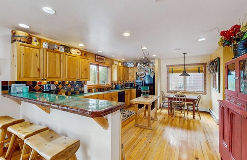 Big Sky House | Spacious home with private hot tub, pool table, & peaceful location
