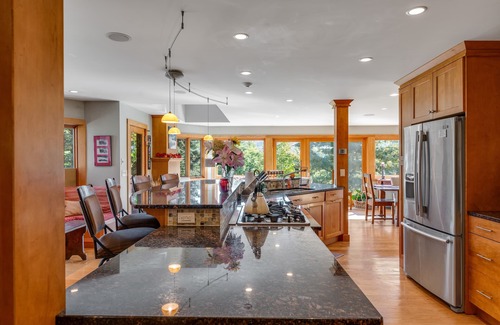 Stowe Hollow House | Spacious home with sweeping vista views, game tables & hot tub - close to skiing