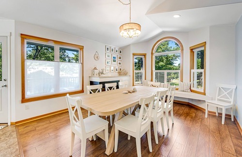Tolovana Park House | Spacious home with fenced yard, deck, grill, fast WiFi, & game room