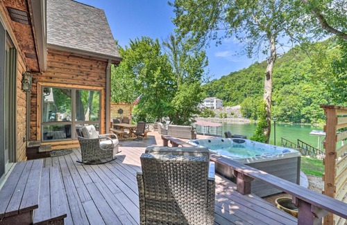 Hollister House | Spacious Lakefront Home with Private Dock!