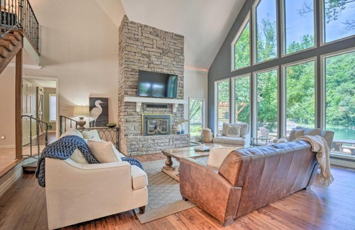 Hollister House | Spacious Lakefront Home with Private Dock!