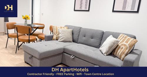 St Neots Apartment | Spacious Modern 1 Bed Apartments in St Neots - Perfect for Contractors & Professionals - Free Parking - WiFi - Fully Equipped Kitchen - Smart TV Ideal for Work Stays and Long Projects