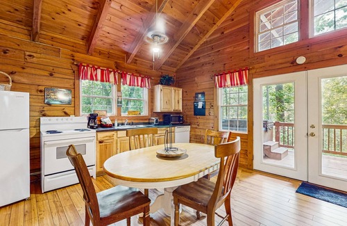 Sautee Nacoochee Cabin | Spacious Mountain Cabin with Deck, Hot Tub & WiFi - Dogs OK