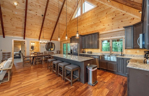 McHenry House | Spacious Mountain Lodge w/Hot Tub & Fire Pit