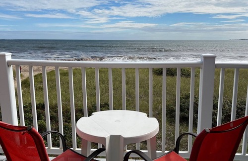 Old Orchard Beach Condo | Spacious oceanfront condo, just steps to the sand, with breathtaking ocean views