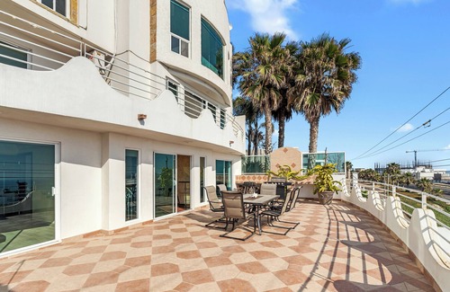 Playas De Tijuana House | Spacious Oceanview Villa – Near Rosarito, Gated, Patios, Fire Pit & BBQ!