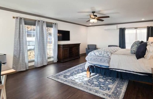 Parkville Apartment | Spacious Penthouse on Historic Main w/River Views!