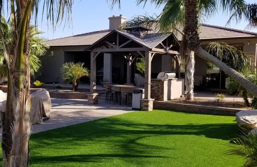 Desert View Village House | Spacious Phoenix home with private pool and hot tub.30 min to Civic center