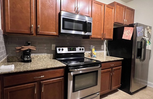 Charlotte House | Spacious SF Home with Indoor Fireplace & Deck, 1 mile from PNC Music Pavilion