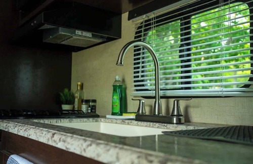Miller Lake House | Spacious Sportsman RV | Luxury Glamping by Grotto