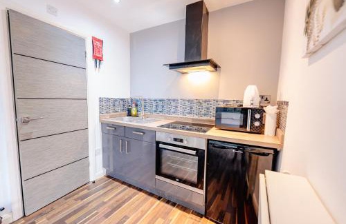 Plasnewydd Apartment | Spacious Stylish City Studio with Street View