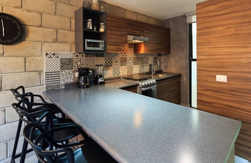 Downtown Guadalajara Apartment | Spacious Stylish Loft w/Gym & Coworking | 1 BD | Tribu Colón