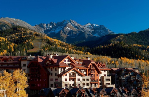 Mountain Village Resort | Spacious Suite w/Gas Fireplace, Private Balcony, and Soaking Tub