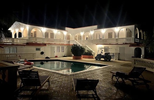 Puerto Real House | Spanish style farmhouse with 6 bedrooms, pool, incredible views in Vieques!