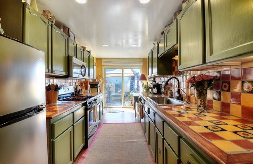 San Clemente House | Spanish-Style San Clemente Loft - King Bed, AC, Garage, Walk to North Beach