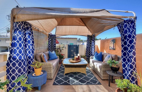 San Clemente House | Spanish-Style San Clemente Loft - King Bed, AC, Garage, Walk to North Beach