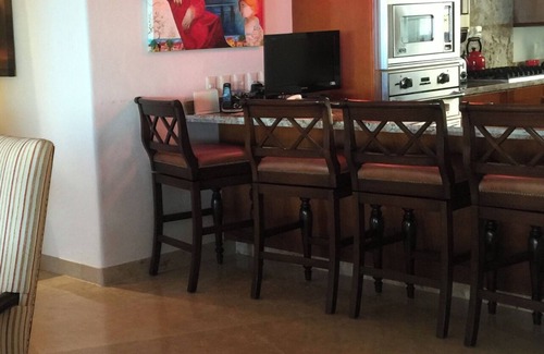Emiliano Zapata Condo | Spectacular Beach Front Condo. Small bldg with infinity pool and gym .