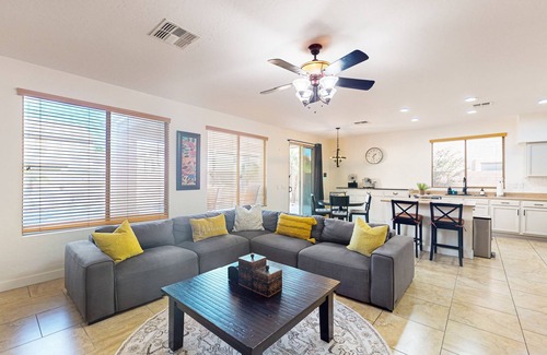 Laveen Village House | Spectacular home with private pool & pool chiller, grill, loft w/games
