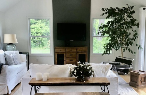 Stockbridge Cottage | Spectacular Housatonic River View from newly renovated Historic Cottage