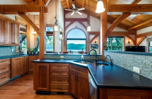 Whitefish House | Spectacular Whitefish Lakefront home! Private dock, paddle boards, kayak and incredible views