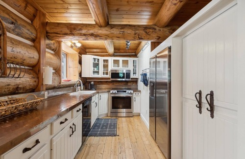 Columbia Falls Ski Chalet | Spend Winter with Us! Beautiful Montana Log Cabin Home with Stunning Forested Views!